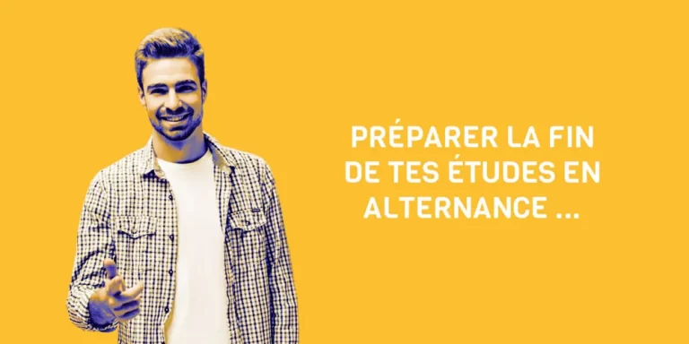 la fin de tes études en alternance